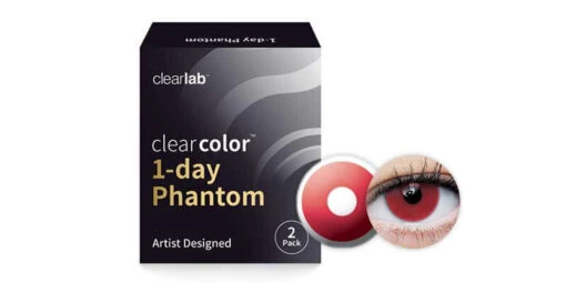 Clearcolor 1-Day Phantom Red Vampire -Emporio Armani Sales ClearColor Phantom RedVampire 2 1